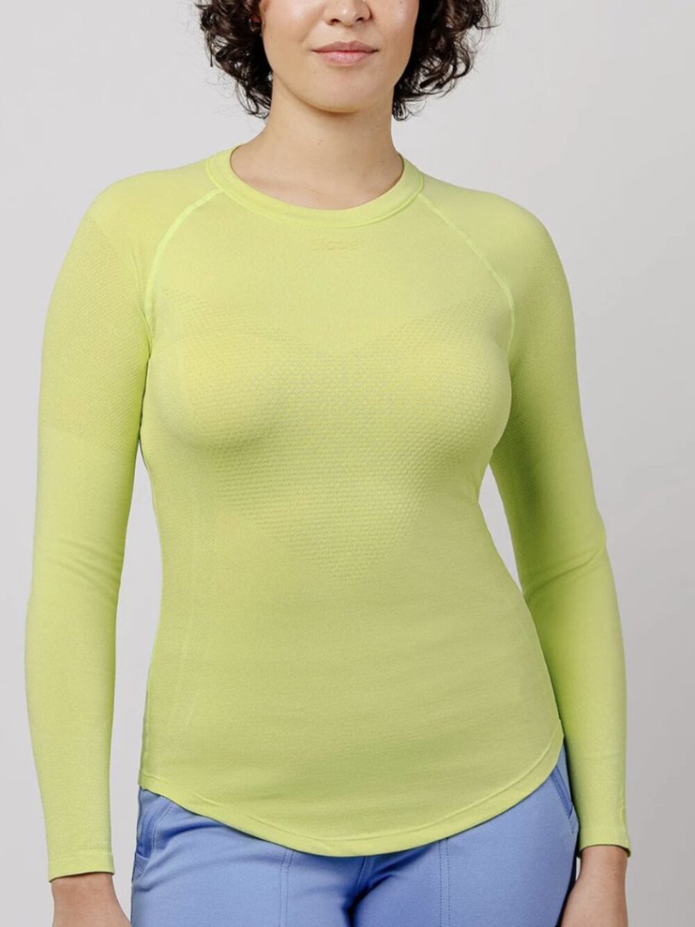 Clove Citrus Women's Featherlite Underscrub Long Sleeve Shirt Top Women's Size S